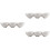 3Pcs Round Ceramic Bowl White for Serving Snacks and Appetizers 6