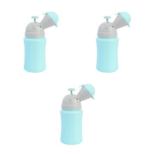 3Pcs Urinal Bottle Portable Emergency Car Potty Cute Cartoon
