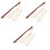 3Pcs Brown Handbag Chain Replacement Strap Metal Purse Accessory 3