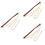 3Pcs Brown Handbag Chain Replacement Strap Metal Purse Accessory 6