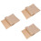 300Pcs Khaki Non-Stick Baking Sheets Unbleached Oven Paper 6