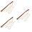 3Pcs Brown Handbag Chain Replacement Strap Metal Purse Accessory 7