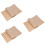 300Pcs Khaki Non-Stick Baking Sheets Unbleached Oven Paper 7