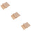 300Pcs Khaki Non-Stick Baking Sheets Unbleached Oven Paper 9