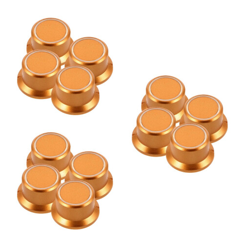 12Pcs Comfortable Hat-Shaped Rotary Knobs for Audio Mixer and Home Use 2