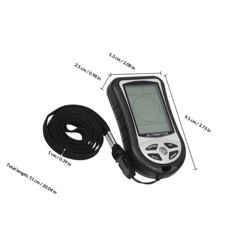 Baromètre Multifonction Portable ABS Pour Camping 1