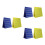 6Pcs Multi-Use Tabletop Pocket Chart Stand Foldable Classroom Display 9