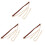 3Pcs Brown Handbag Chain Replacement Strap Metal Purse Accessory 1