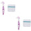 2Pcs Portable Denture Toothbrush with Storage Box for Home Cleaning 6