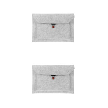 2Pcs Portable Felt Laptop Sleeve Laptop Bag for Storage and Protection