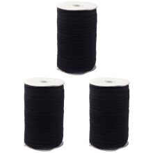 Zwarte Kleding Elastische Band Voor Naaien En Kostuumaccessoires