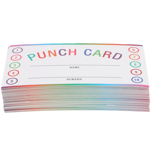 Beloningskaarten Voor Kinderen, Classroom Punch Card