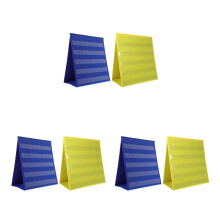 6Pcs Multi-Use Tabletop Pocket Chart Stand Foldable Classroom Display