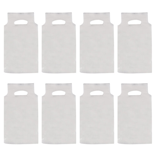 600Pcs Transparent Handle Takeout Bags for Single Cup Drink Packaging 1