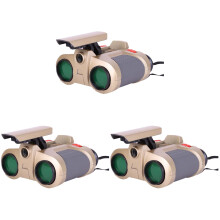 3Pcs Multi Kids Binocular Telescope with Neck Strap Night Light Toy