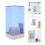 Paper Cup Storage Holder with Clear View and Dust Cover 10
