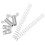 2Set Metal Silver Brake Pedal Return Spring Easy Install for Car Use 9