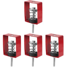 4Pcs Red Spring Hanger Vibration Isolator Galvanized Steel Damping