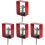 4Pcs Red Spring Hanger Vibration Isolator Galvanized Steel Damping 1