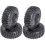 4 Peças 1.9 Polegadas Pneu de Escalada Universal 106mm Pneu de Terreno Rochoso com Forro Interno para 1/10 Rc Crawler 8