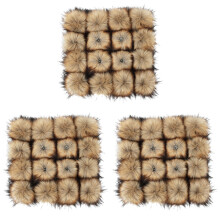 48Pcs Multi Colors Plush Fur Balls for DIY Clothes Shoes and Hat Decor
