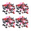 900Pcs Durable Plastic Bear Nose Toy for DIY Plush Crafts Assorted 2