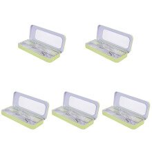 5Sets Student Drawing Tool Set Ruler Compass Protractor Green