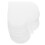 150Pcs White Heart Mesh Canvas Pe Breathable Shape for Yarn Crafting 2