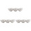 3Pcs Round Ceramic Bowl White for Serving Snacks and Appetizers 1