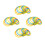4Sets Multi Plastic Fruit Measuring Circles for Efficient Grading Use 5
