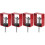 4Pcs Red Spring Hanger Vibration Isolator Galvanized Steel Damping 5