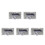 500Sets Professional Metal Belt Tool Kit Silver DIY Easy Eyelet Fixing 4