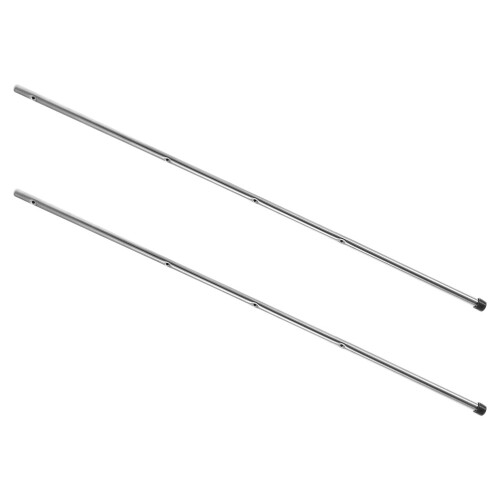 2Pcs Silver Iron Foosball Table Rods Replacement for Table Soccer Game