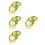 4Sets Multi Plastic Fruit Measuring Circles for Efficient Grading Use 6