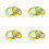 4Sets Multi Plastic Fruit Measuring Circles for Efficient Grading Use 7
