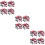 900Pcs Durable Plastic Bear Nose Toy for DIY Plush Crafts Assorted 8