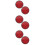 6Pcs Durable Red Plastic Bike Reflector Rear Warning Mounted Accessory 8