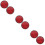 6Pcs Durable Red Plastic Bike Reflector Rear Warning Mounted Accessory 9