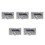 500Sets Professional Metal Belt Tool Kit Silver DIY Easy Eyelet Fixing 8