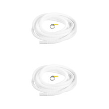 2St Wit Plastic Afvoerslang Voor Wasmachine En Airconditioner Gebruik