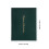 Dark Green Document Organizer Folder for Diplomas and Certificates 2