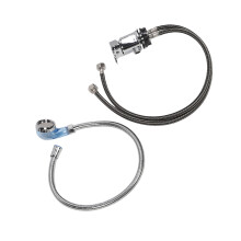 Shampoo Bowl Sprayer Kit 70cm Faucet 70cm Hose for Hair Salon