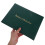 Dark Green Document Organizer Folder for Diplomas and Certificates 4