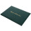 Dark Green Document Organizer Folder for Diplomas and Certificates 10