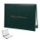 Dark Green Document Organizer Folder for Diplomas and Certificates 11