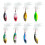 8 Stück Micro-Metal Jig Angelköder 20 G Sinkende Köder Meeresjigs Löffelangeln Gut zum Jiggen Hartköder für Forellen 1
