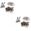 200Sets Eyelet Button Set Assorted Color Clothing Fasteners with Tools 6