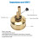 Copper Alcohol Lamp Up to 1000C Fast Heating, Explosion Proof, Seattype 4