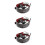 3Pcs Car Underlights Multi Color High Brightness Ambient Lighting Kit 6