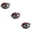 3Pcs Car Underlights Multi Color High Brightness Ambient Lighting Kit 7